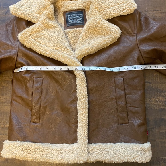 Levi’s Faux Leather Sherpa lined moto jacket - Picture 14 of 15